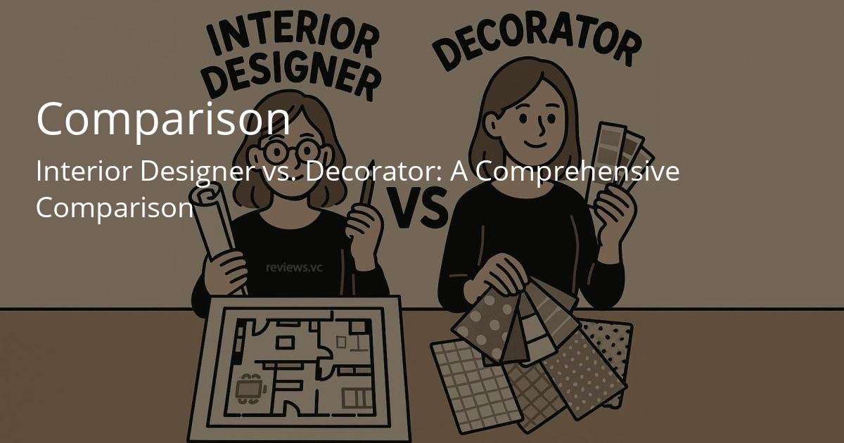 Interior Designer vs. Decorator: A Comprehensive Comparison — Reviews VC