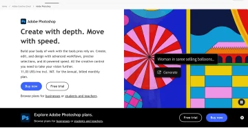 Adobe Photoshop product preview