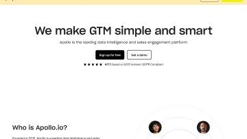 Apollo.io product preview