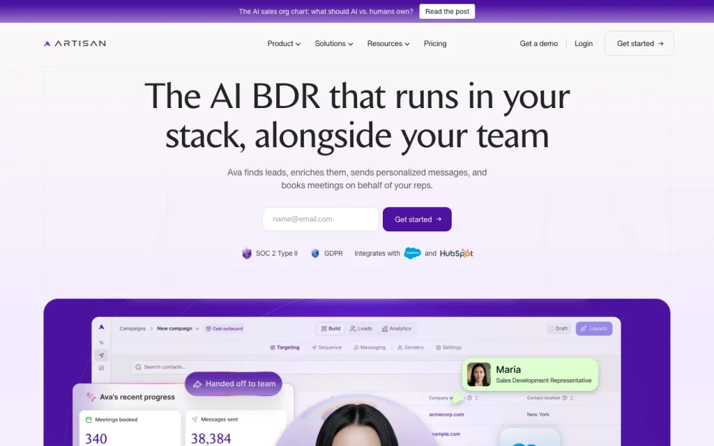 Artisan AI product image