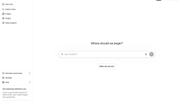 ChatGPT product preview