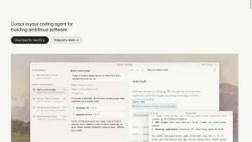 Cursor product preview