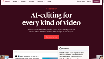 Descript product preview