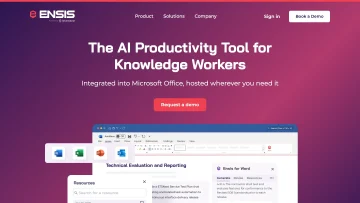 Ensis AI product preview