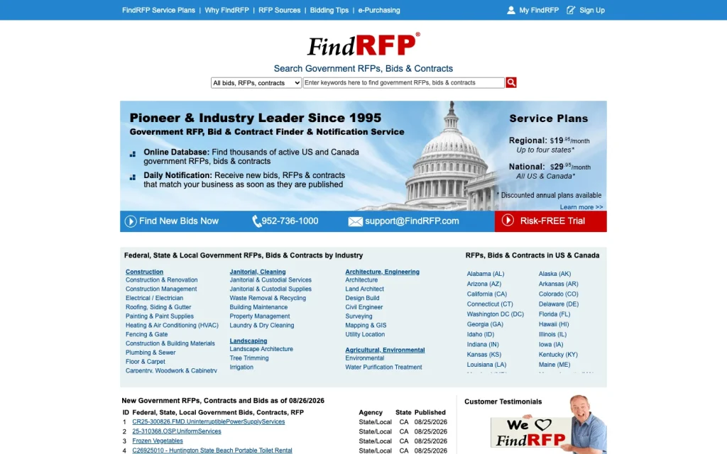 FindRFP product image