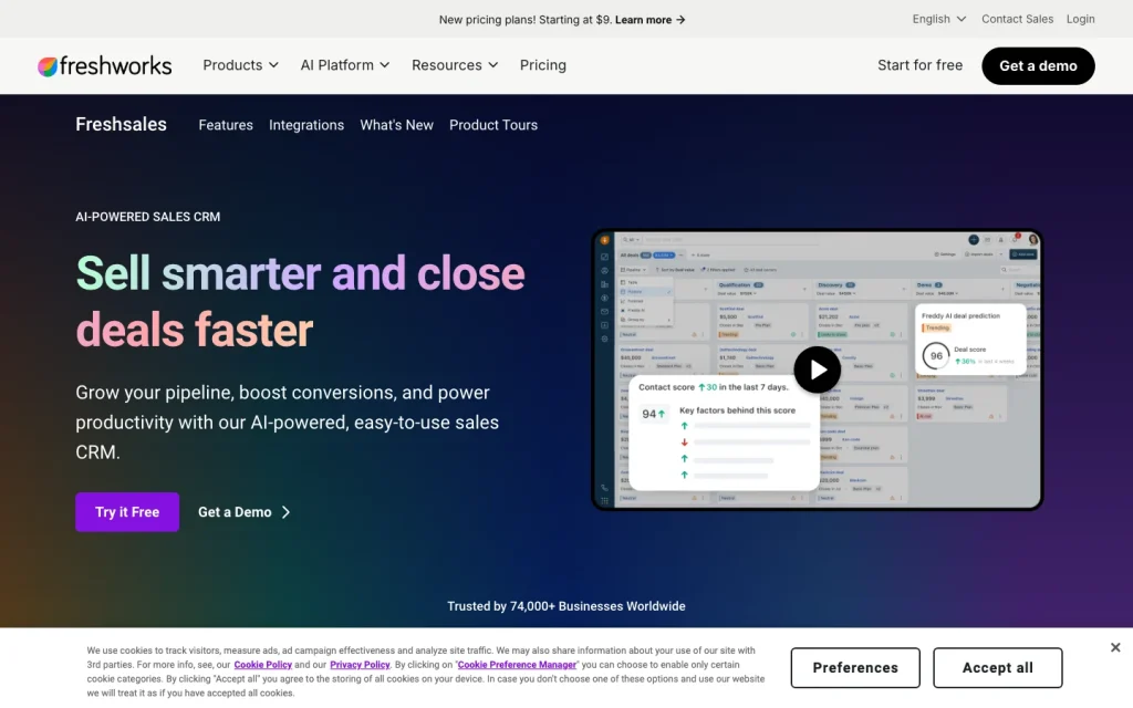 Freshsales product image