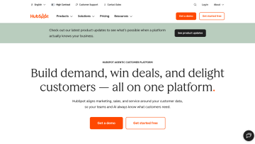 HubSpot product preview