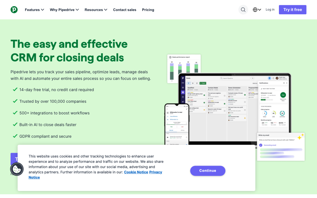Pipedrive product image