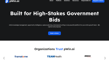 pWin.ai product preview