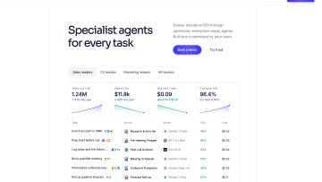 Relevance AI product preview